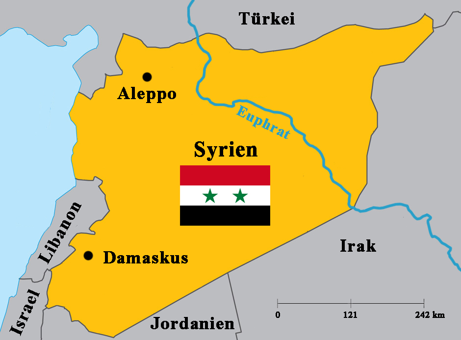 Bild Karte Syrien