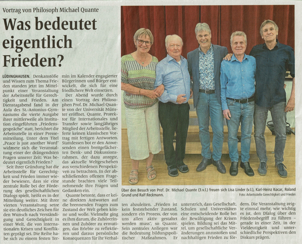 Bild Zeitungsartikel